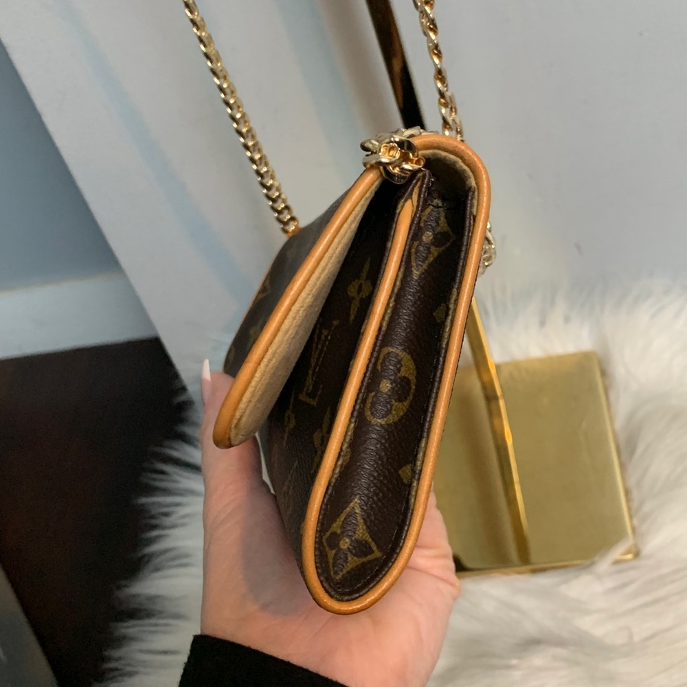 2000 authentic Louis Vuitton Twin Pochette GM crossbody, free replacement chain - Picture 6 of 16